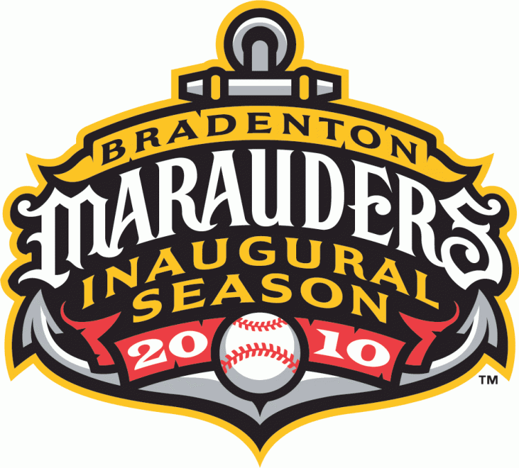 Bradenton Marauders 2010 Special Event Logo iron on paper